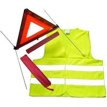 2-in-1 Traffic Set, Include High-Visibility Warning Safety Vest and Triangle